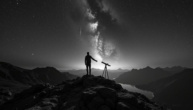 Celestial Ridge Free Celestial Ridge Silhouette Image | Download at StockCake