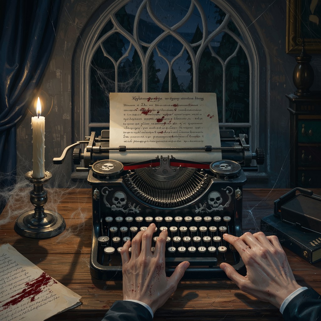 Free Gothic Typewriter Tale Image - Typewriter, Gothic, Hands ...