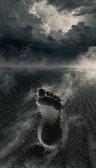 Free Footprint Fading Forever Image - Footprint, Desert, Volcanic ...
