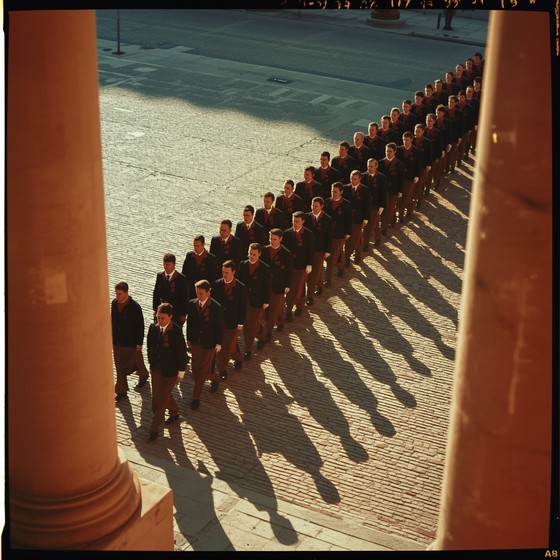 Free Orderly Formation Shadows Photo - Formation, Shadows, Military ...