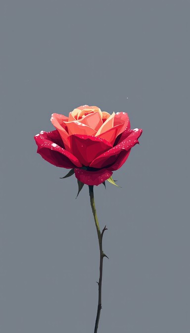 Free Pixel Rose Bloom Image - Rose, Pixel, Art | Download at StockCake