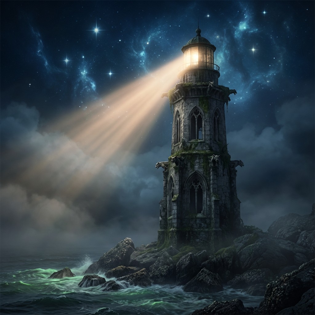 Grotesque Lighthouse Free Gothic Lighthouse Sentinel Image - Lighthouse, Gothic, Beacon ...