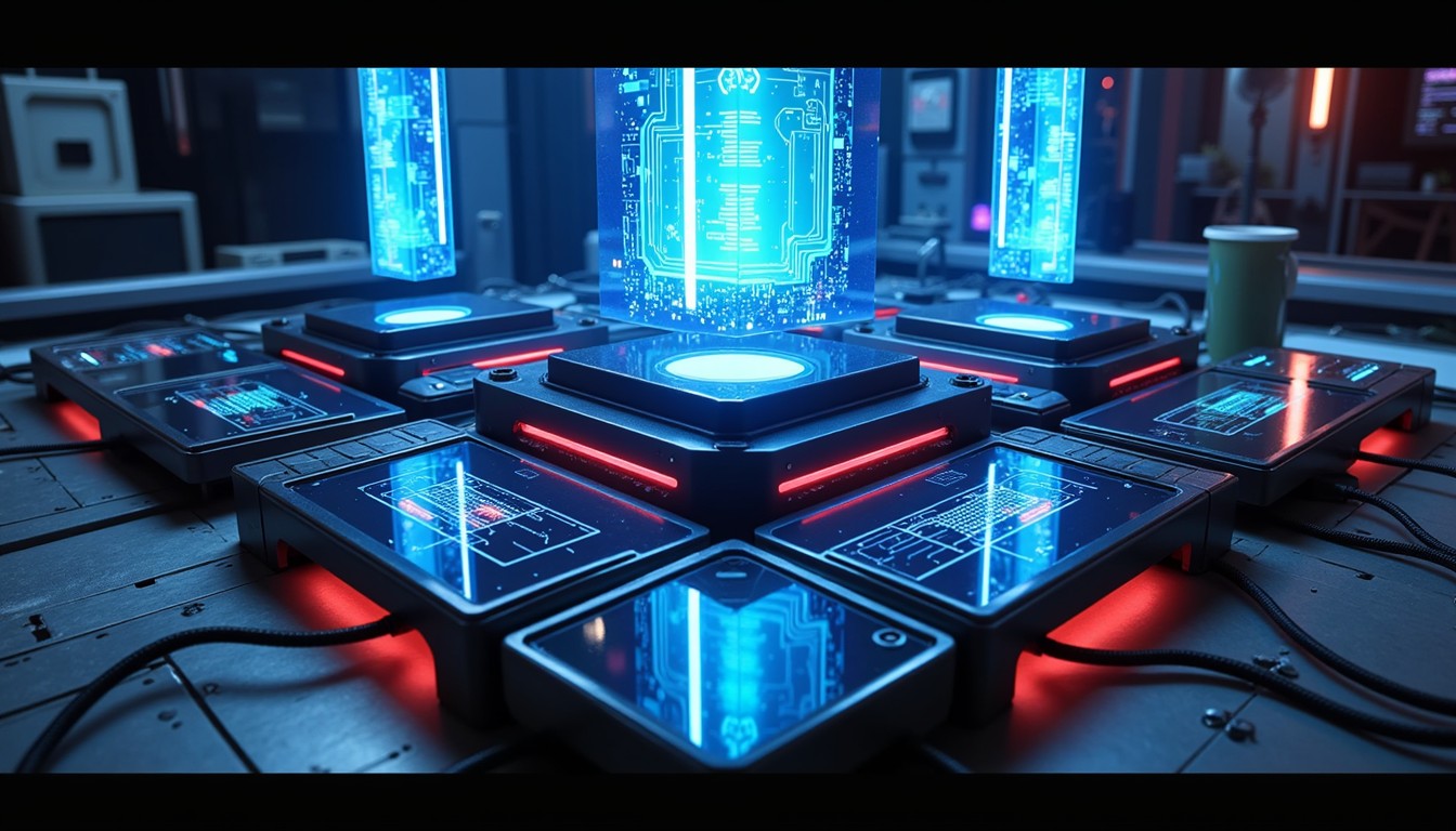 Free Cyberpunk Tech Hub Image - Cyberpunk, Futuristic, Technology ...