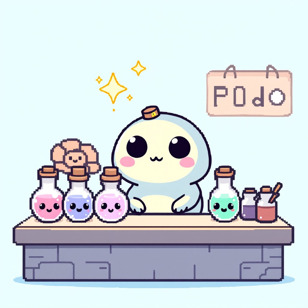 Free Kawaii Potion Shop Photo - Kawaii, Potion, Pixel | Download at ...
