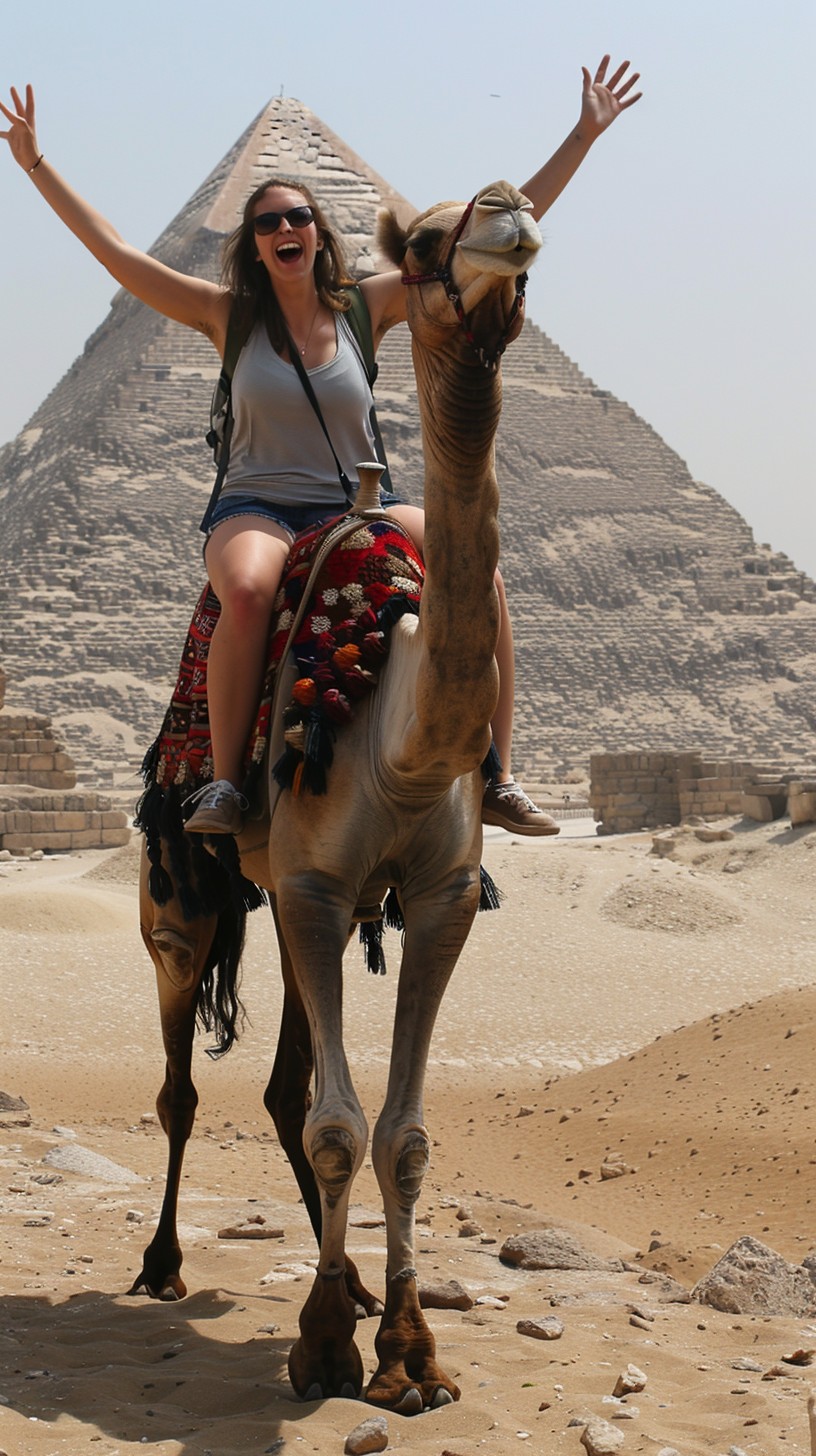 Bumpy Camel Ride Free Joyful Camel Ride Image - Tourist, Camel, Pyramids | Download at ...