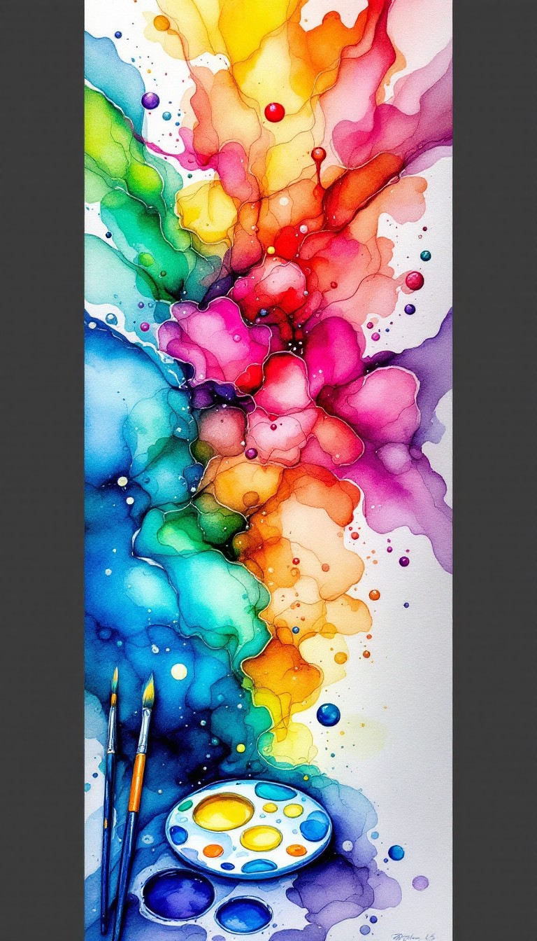 Free Creative Color Journey Image - Watercolor, Abstract, Painting ...