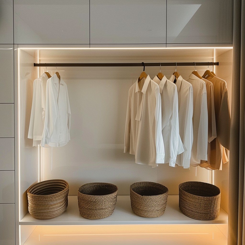 Free Organized Closet Space Photo Closet Organization Minimalism