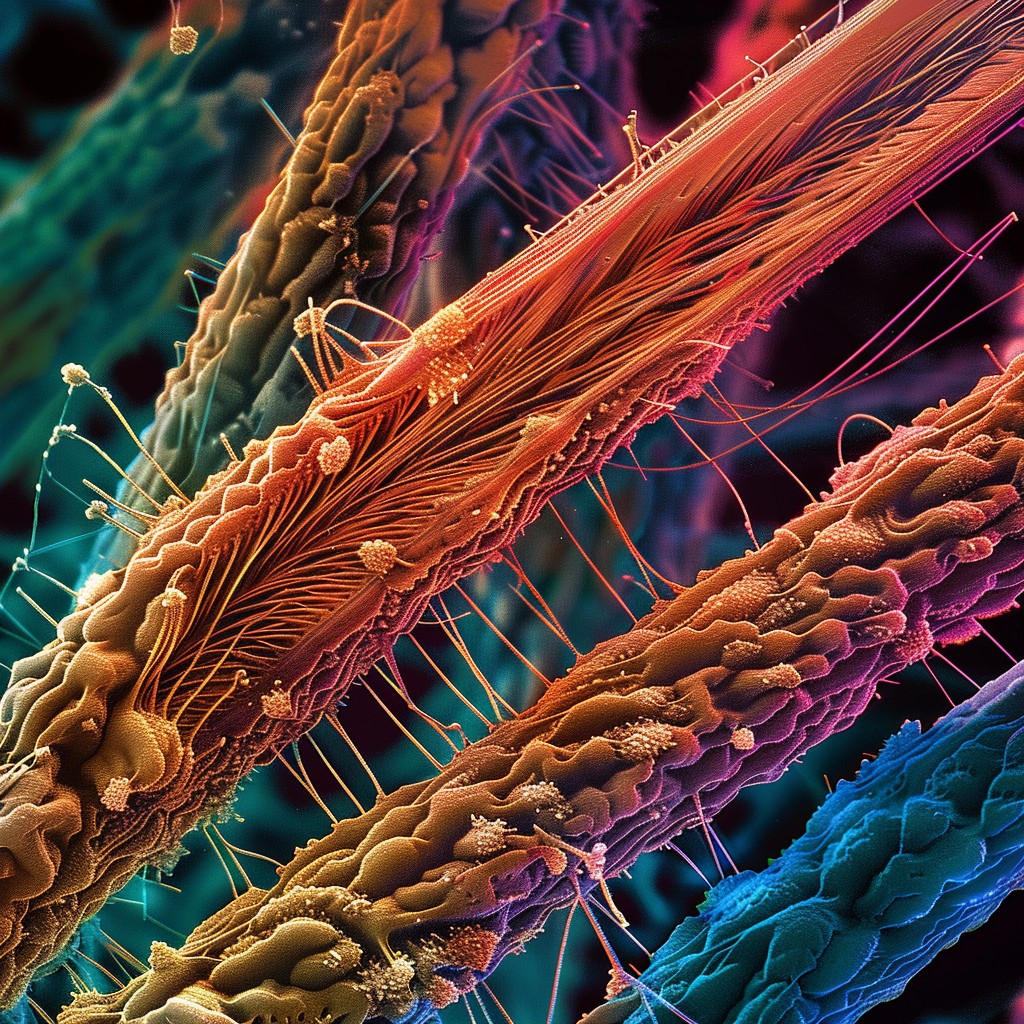 Free Microscopic Fiber Detail Image - Microscopy, Fibers, Texture ...