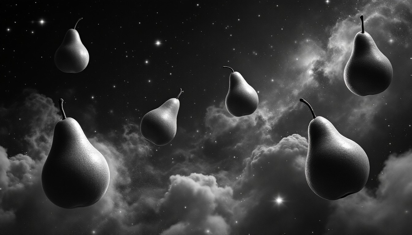 Free Pears in Space Photo - Pears, Space, Cosmic | Download at StockCake