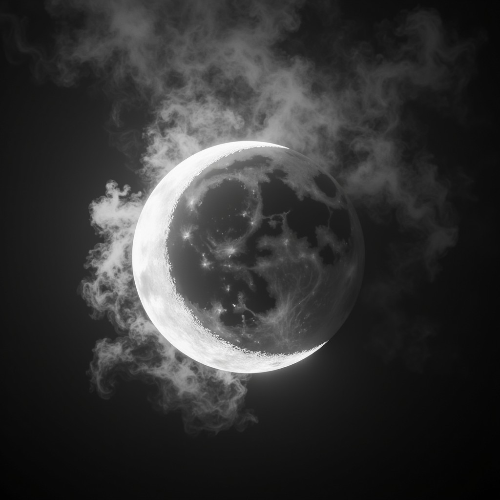 Free Toxic Lunar Glow Image - Lunar, Crescent, Moon | Download at StockCake