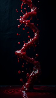 Free Crimson Gravity Defied Image - Crimson, Droplets, Suspended ...