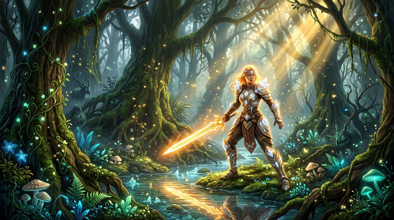 Ente Rpg Free Enchanted Forest Guardian Image - Warrior, Fantasy, Forest ...