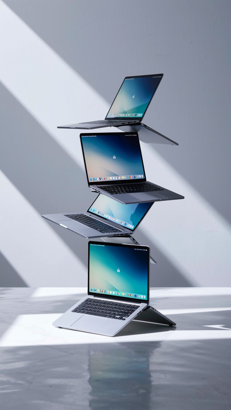 Technology Tower Stack Free Stacked Technology Tower Photo - Technology, Laptop, Computer ...