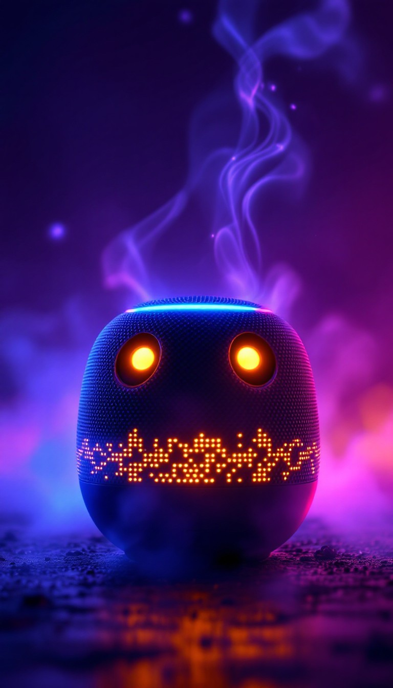 Free Glowing Speaker Character Image - Speaker, Bluetooth, Character ...