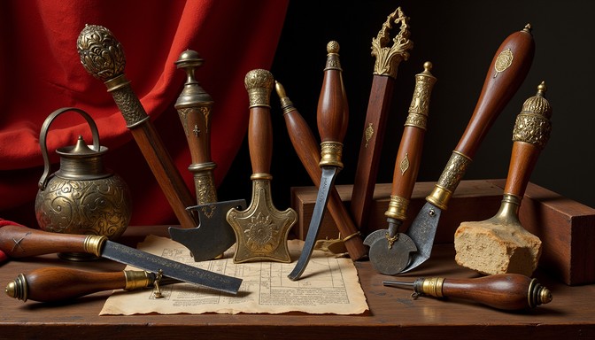 Free Artisan's Golden Tools Image - Artisan, Tools, Craftsman ...