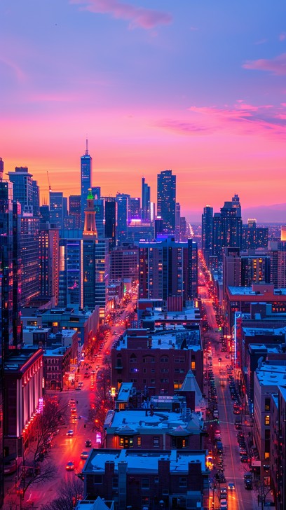 Free Urban Twilight Glow Image | Download at StockCake