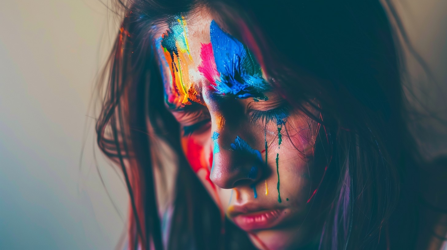 Free Colorful Face Art Photo - Colorful, Emotional, Portrait | Download ...