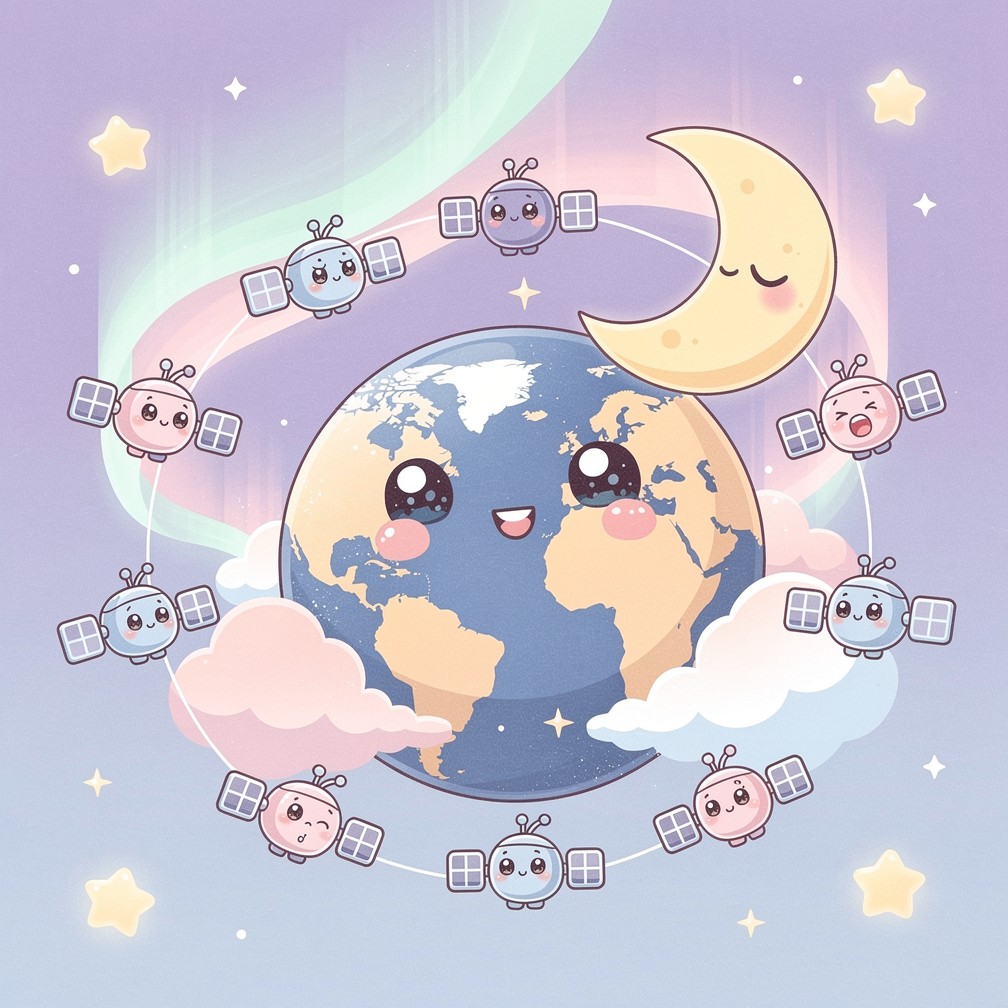 Free Kawaii Space Friends Image - Kawaii, Cute, Adorable | Download at ...