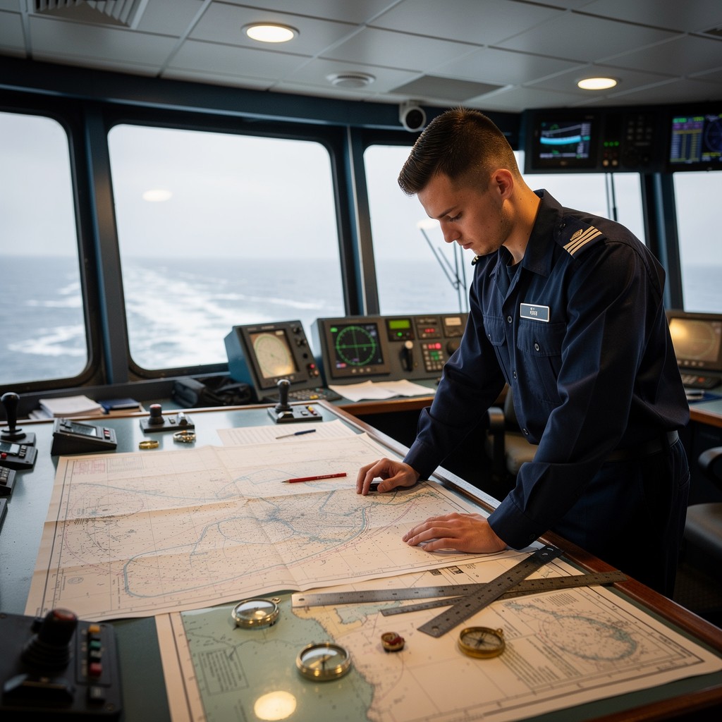Navigate Man Free Navigator At Work Image - Seaman, Sailor, Navigator | Download at ...