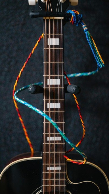Free Illuminated String Art Image - Guitar, Strings, Music | Download ...