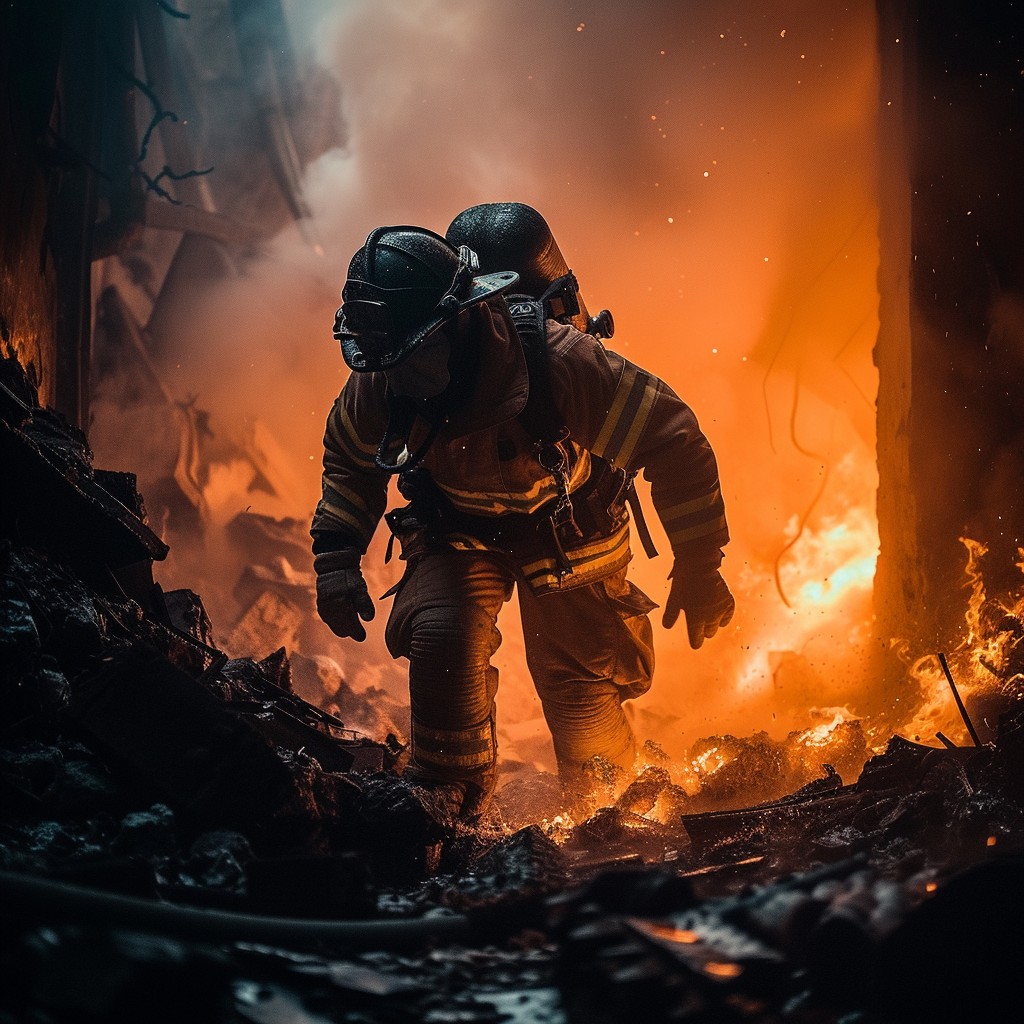 Free Firefighter in Action Image - Firefighter, Fire, Hero | Download ...