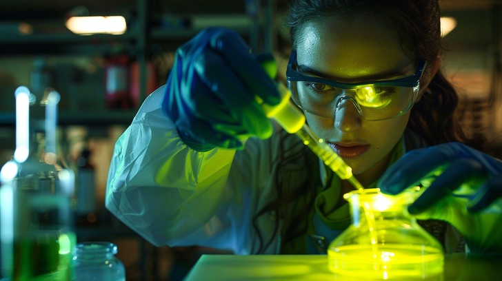 Scientist Routine Free Scientific Experiment Underway Image - Science, Research ...
