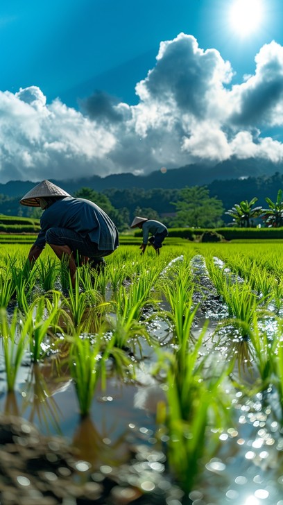 Filthy Rice Farmer Free Rice Field Work Image - Farmer, Rice, Planting | Download at StockCake
