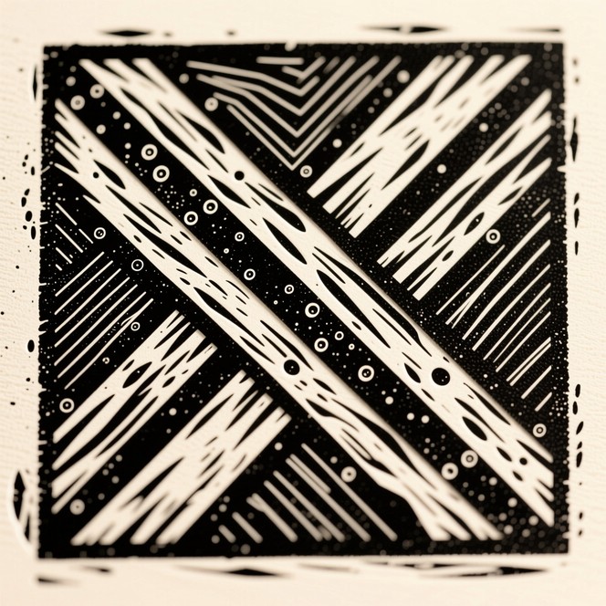 Printmaking Texture Pattern Free Carved Relief Texture Photo - Linocut, Printmaking, Carving ...