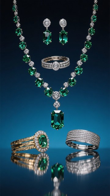 Free Emerald Diamond Collection Image - Emerald, Diamond, Necklace ...