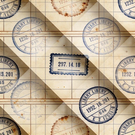 Free Vintage Library Archive Image - Vintage, Library, Pattern ...