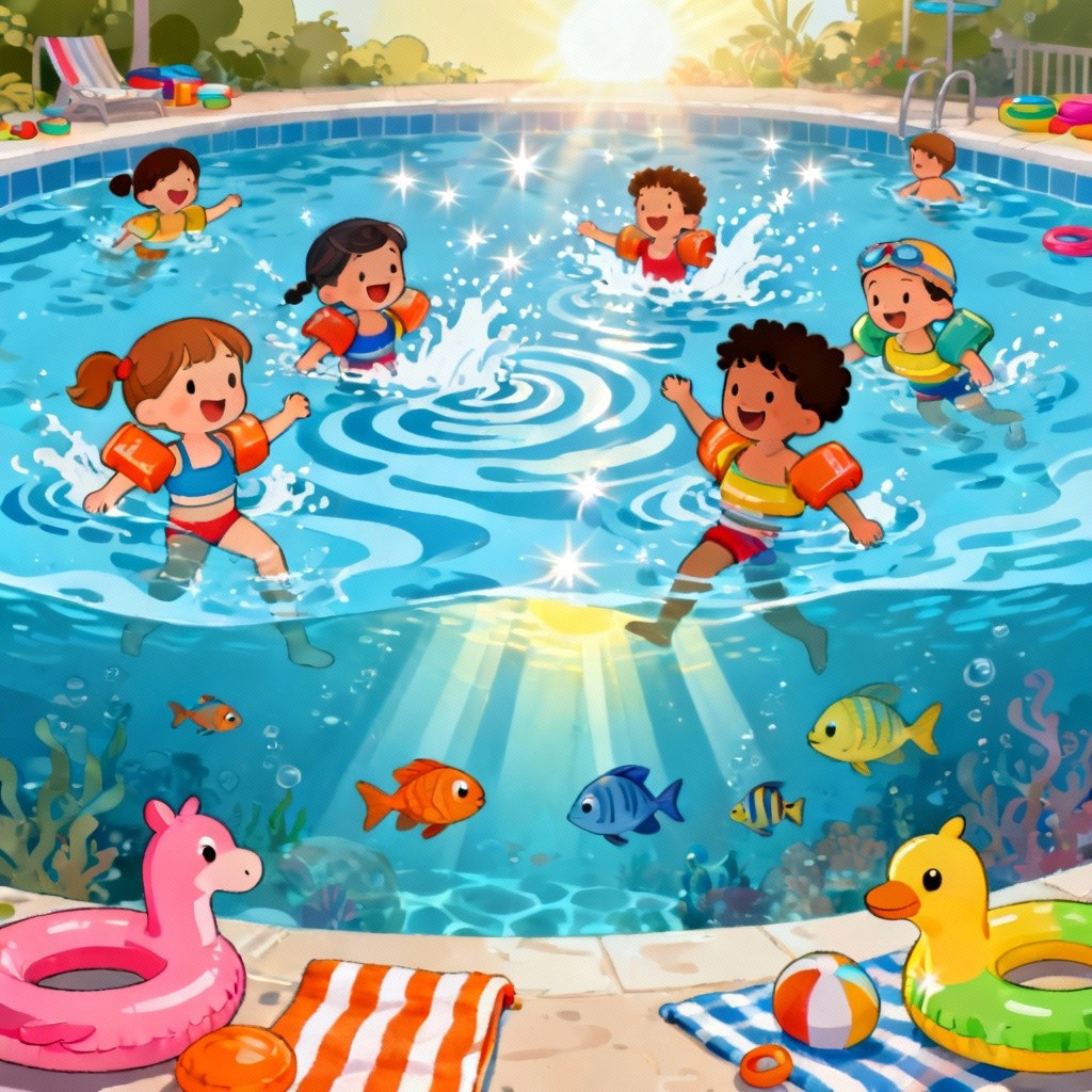 Free Pool Party Fun Image - Children, Swimming, Pool | Download at ...
