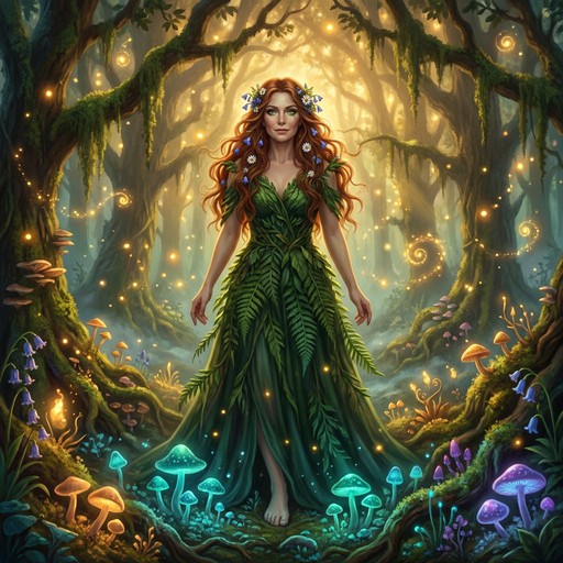 Free Enchanted Forest Woman Image - Woman, Redhead, Forest | Download ...