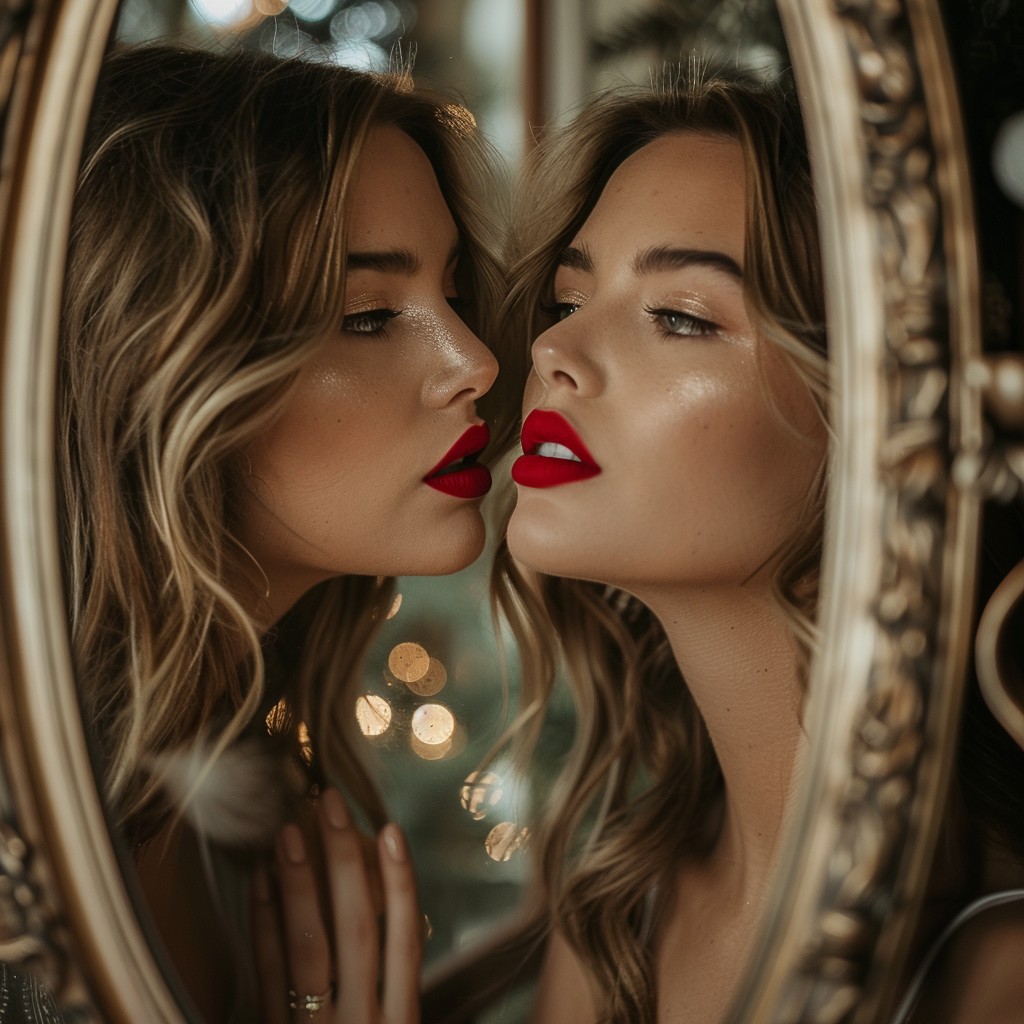 Pretty Reflection Free Mirror Beauty Reflection Image - Woman, Mirror, Reflection ...