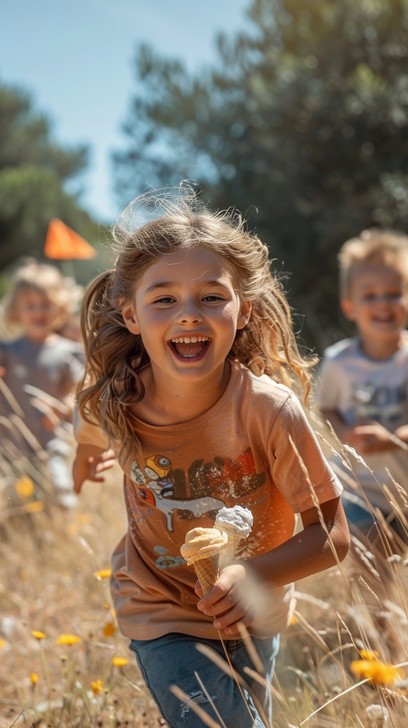 Free Joyful Childhood Moment Image - Child, Sunflowers, Happiness ...