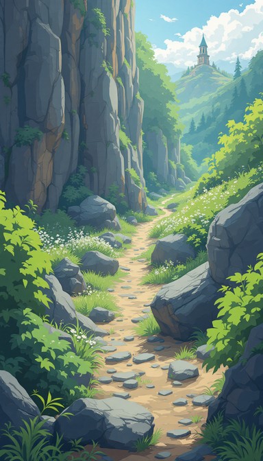 Free Mountain Castle Path Image - Path, Castle, Mountain | Download at ...
