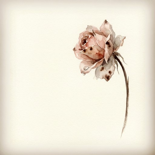 Free Fading Rose Beauty Image - Watercolor, Rose, Flower | Download at ...