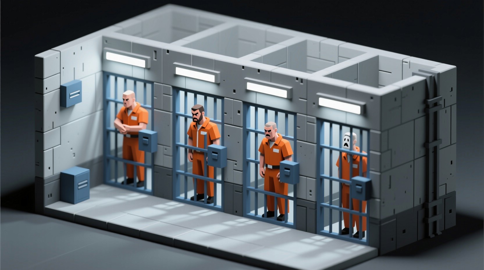 Free Confined Emotional Prisoners Image - Prison, Inmates, Cells ...