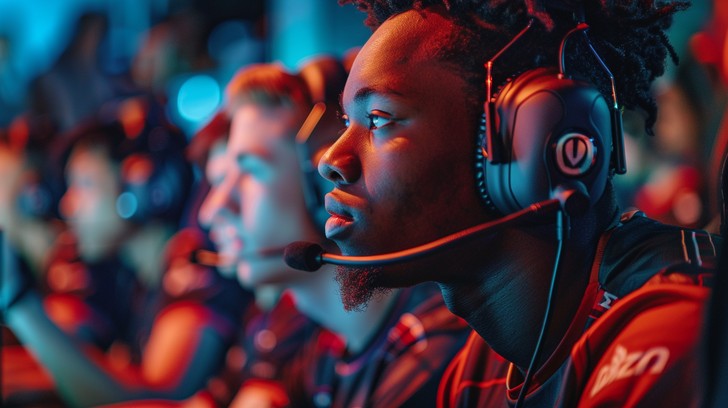 Free Focused Gamer Competing Image - Gamer, Esports, Headphones ...
