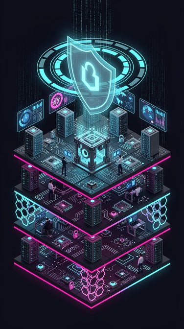 Free Cybersecurity Command Center Image - Cybersecurity, Isometric, 3d ...