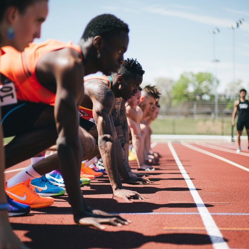 Free Runners at Start Image - Athletes, Starting, Race | Download at ...