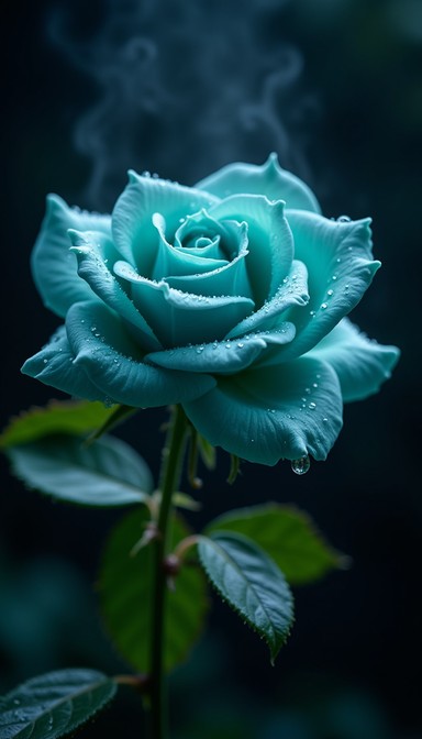 Turquoise Blue Roses Images Free Ethereal Turquoise Rose Image - Turquoise, Rose, Flower | Download ...
