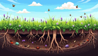 Free Above and Below Image - Meadow, Underground, Ecosystem | Download ...