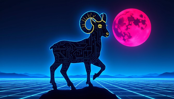 Free Digital Ram Rising Image | Download at StockCake