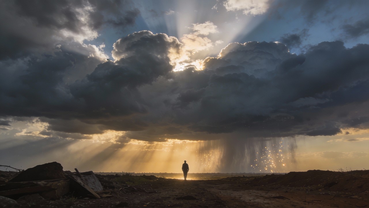 Free Storm Light Breaking Image - Storm, Clouds, Sunbeams | Download at ...