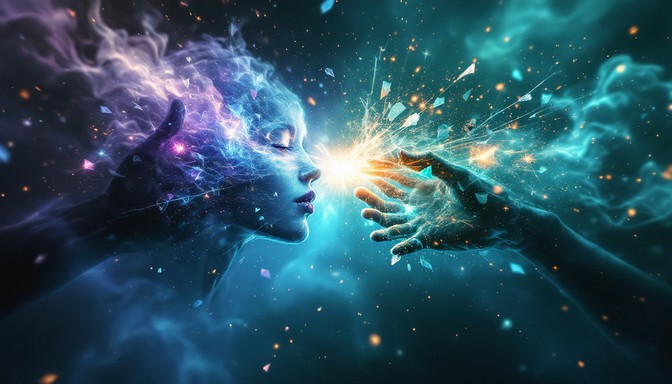 Free Cosmic Connection Shatters Image - Cosmic, Surreal, Fantasy ...