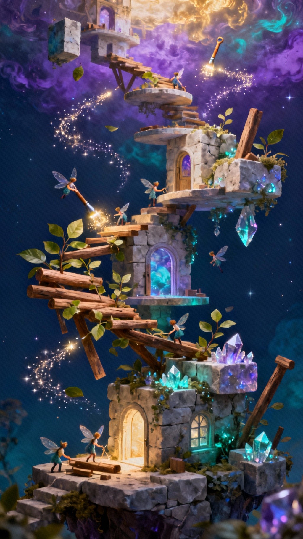 Free Magical Construction Tower Photo - Fantasy, Fairy, Magic ...