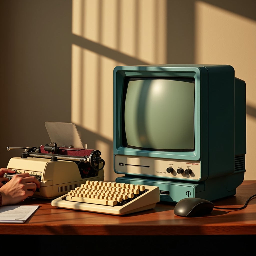 Free Vintage Tech Workspace Image - Vintage, Retro, Technology ...