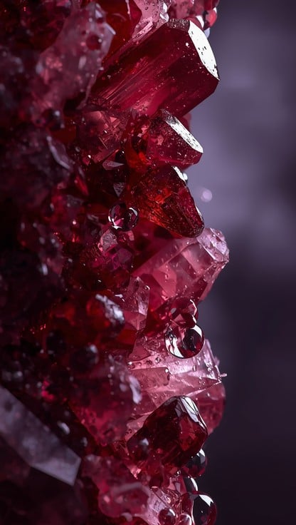 Free Glowing Ruby Crystals Image - Crystal, Ruby, Mineral | Download at ...