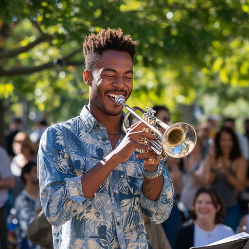 Free Trumpeter Enjoying Performance Image - Musician, Joy, Trumpet ...