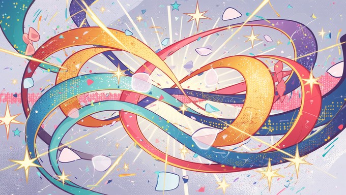 Free Prismatic Ribbon Dance Image - Anime, Magical, Colorful | Download ...